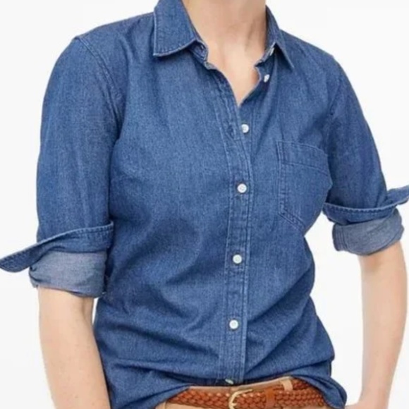 J. Crew Tops - J. Crew Denim Shirt